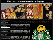 Tablet Screenshot of heraldry-society.com